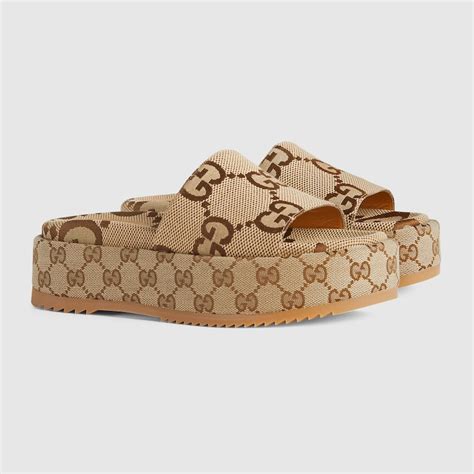 sandale gucci femme 2021|Gucci platform slide sandals women.